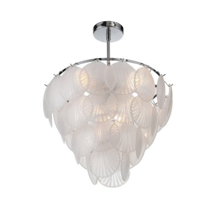 Ceiling EVOLUCE lamp. Sle104102-06. Chille. 6x60 watts, E14, 51x51x57 cm, chromium color-5