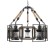 Chandelier "MADILAL" 5H27 black 65x65x28 cm