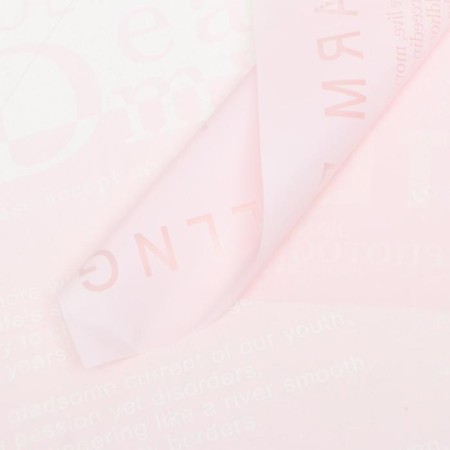 Matte film "Fashion magazine" Pink, 0.58 x 0.58 m
