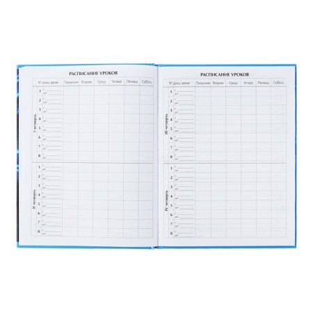 Universal diary for grades 1-11, "Bill Neon", solid cover 7BC, glossy lamination, 40 sheets-6