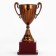 Cup 045, award figure, bronze, plastic stand, 20 x 10.6 x 8 cm.