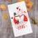 Ethel towel "Cat’s Love" 40x73 cm, 100% cotton, sarzha 190 g/m2