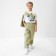 Children's pants Minaku: Crush, olive color, height 110 cm