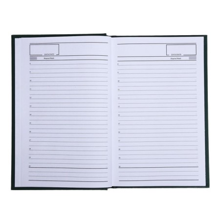 Deliciper of Leduced A5, 128 sheets, boumvinyl cover, green-13