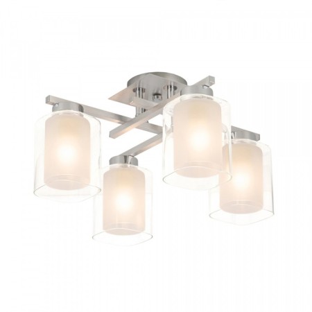 Ceiling Citilux Cutilux CL111140, 42.5x42.5x24.5 cm, 4x75W, E27, Gray color