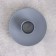 Lotus 2N candlestick Metal per 1 candle, 7.5x2.5 cm, gray