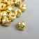 Set of decor for creativity Metal "Golden" d = 0.6 cm set 30 pcs