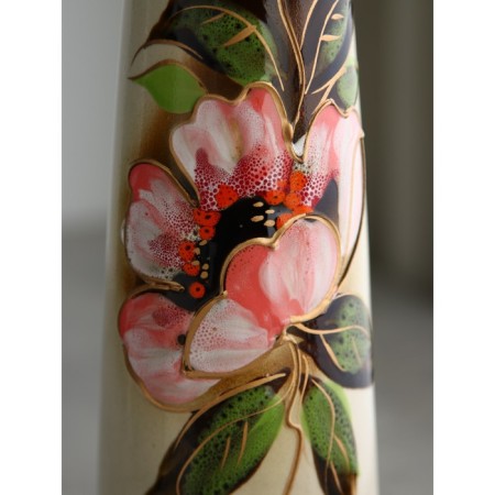 Ceramic vase "Beatrice", floor, colorful, 46 cm, author's work-8