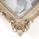 Photo frame Polystone 10x15 cm "Patterned with vegetable corners" aged silver 24x19 cm 53837