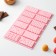 Chocolate chocolate form "Chocolate Assorted", silicone, 26.5 × 16.8 × 0.7 cm, 12 cells, pink color