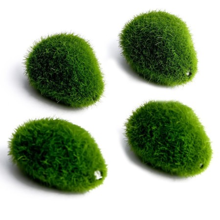 The basis for creativity "Stone with Moss" set of 4 pcs., Size 1 pc. - 5 × 1.5 × 3 cm-1