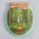 The toilet seat with a lid, Rossplast, 43 x 37 cm, soft, green color, Mix drawing