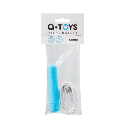 Vibroopul A-Toys Murr, 10 cm, silicone, blue color-7