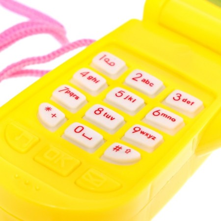 Musical telephone "Fairy Tale", Russian voice acting, lighting effects, works from batteries, mix-1