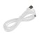 Hoco X20 cable, Lightning - USB, 2 A, 2 m, PVC braid, white