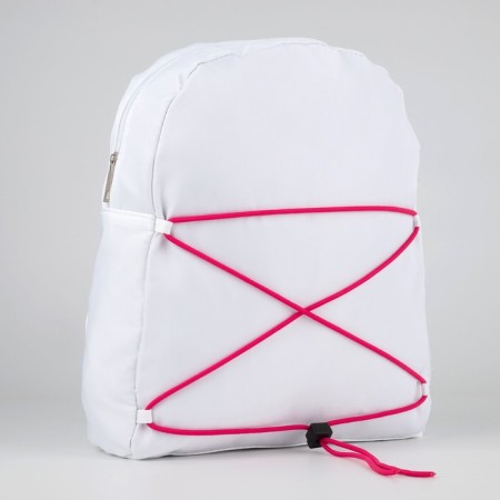 School textile school with lacing, white color-4