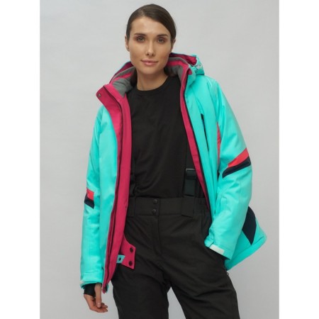 Ski suit, size 42, turquoise color-6