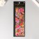 PVC stickers "Flower aroma" set 3 sheets gold embossing 6x18 cm