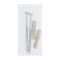 Shower Strail Zein H01, with a plastic transparent soap dish and fasteners, chrome