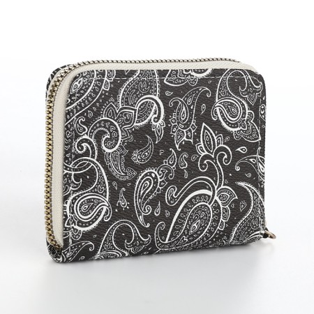 Women's wallet with lightning, black color-2