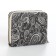 Women's wallet with lightning, black color