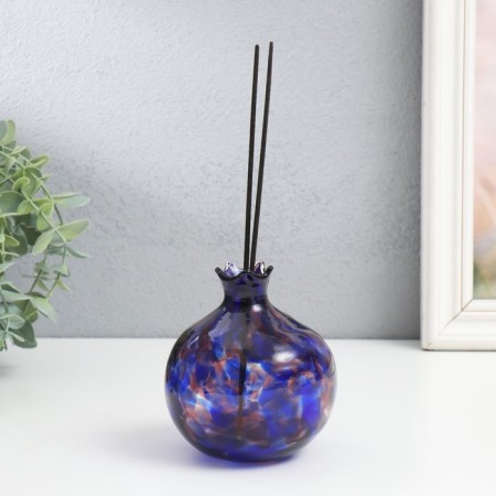Vase "Grenat" 10 cm, blue-Margonsevaya