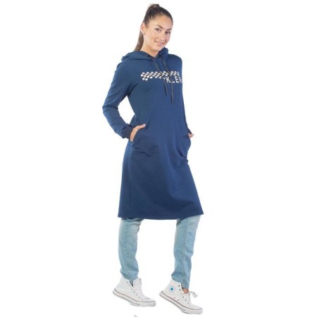 Dress-top, size 44, indigo color-2