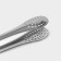 Kitchen forceps with perforation of the share, 201 steel, 18 cm