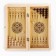 Board game 3 in 1 "Khokhloma Red": chess, backgammon, checkers, wood 40 x 40 cm