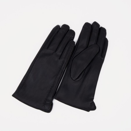 Female gloves, size 9, with insulation, black color