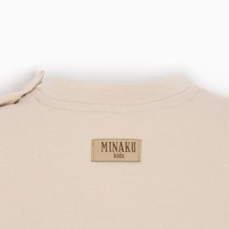 Pesnopher-football cap for children's minku, beige color, height 86-92 cm-9