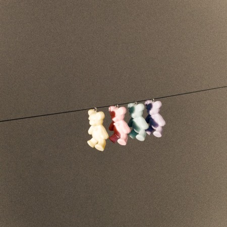 Bead "Bear" (set 10 pcs.), 3.4 × 2.4 × 1 cm, color light yellow-2