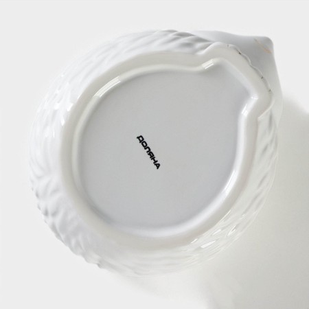 The candy of the Vodlyana "Hedgehog in Gold", 800 ml, D = 13 cm, white color-3