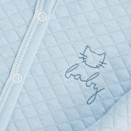 Children's jumpsuit with a hood Bunny, height 80 cm, blue color-3
