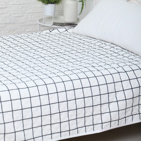 Tattersole bedspread 200x210cm, b/s, calico 120g/m, hl 100%-2
