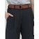 Pants for girls, height 134 cm, gray color