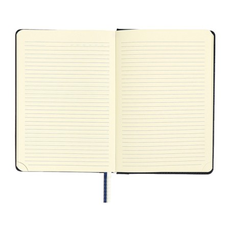 The diary is low, A5, 136 sheets, leatherette, Devente. Seattle, a solid cover with foam rubber, thermoting, perforation, liesse, block 70%, blue-10