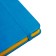 Leduced Diary A5, 140l, Cage, leatherette, elastic band, yellow cut, blue