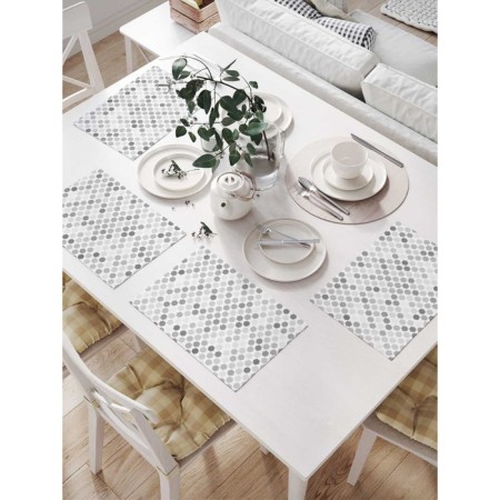 A set of napkins for setting the table “Figure changes”, rectangular, size 32x46 cm, 4 pcs