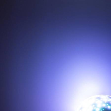Light device "Star Sky" 12 cm, speaker, removable hemisphere, glow RGB, 220 V-7