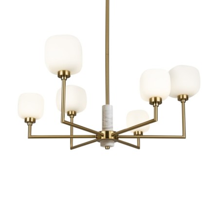 Freya FR5373CL-06BS Tender ceiling lamp, 690x690x680 mm, G9, 6x40W, brass color-4