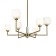 Freya FR5373CL-06BS Tender ceiling lamp, 690x690x680 mm, G9, 6x40W, brass color