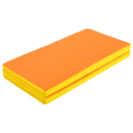 Mat Onlitop, 100x100x6 cm, 1 addition, yellow/orange color-2