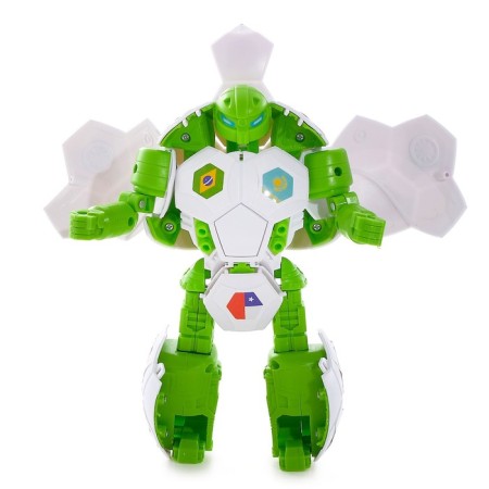 The robot "World Football" is transformed, with stickers flags of countries-1