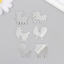 Decor for creativity plastic mirror 
