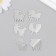 Decor for creativity plastic mirror "animals on the farm" set 6 pcs