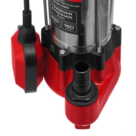 Fecal pump "bison" NPF-250, 250 watts, 150 l/min, pressure 7.5 m, cast iron-2