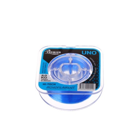 Premier Fishing uno fishing line, diameter 0.3 mm, test 8 kg, 100 m, blue
