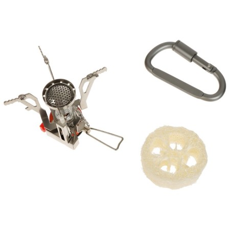 A set of tourist dishes Maclay: 2 pots, devices, burner, 3 bowls, a shovel, carbine-12