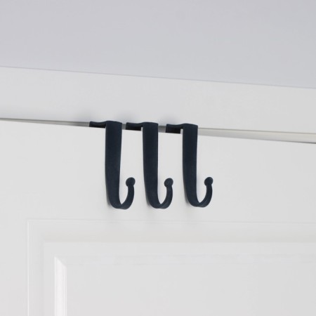 Hooks on the door of the share, 3 pcs, black color-1